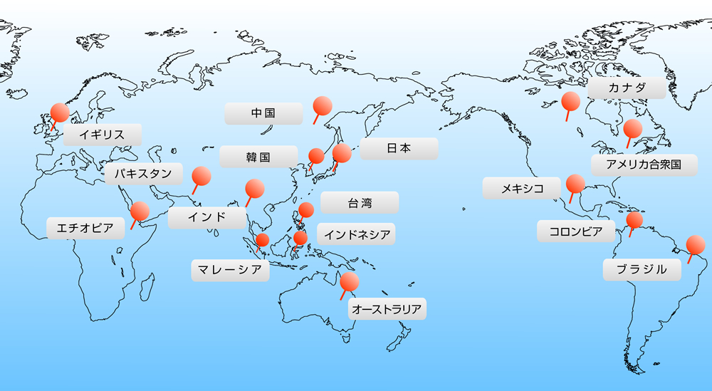 日本ハイコムの世界におけるプロジェクト経験